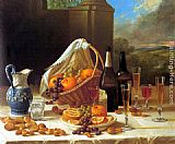 Luncheon Canvas Paintings - Luncheon Still Life